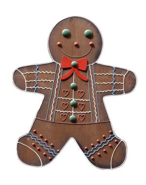 decorazioni di natale progettiamole insieme omino di pan di zenzero in legno