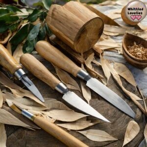 Decorazioni in legno: un uovo di Pasqua meccanizzato - generic wood knives photo suggestion affiliation