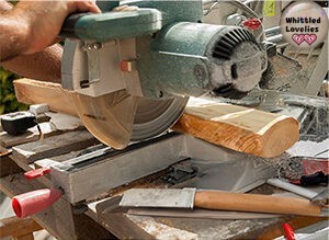 circular saw in use