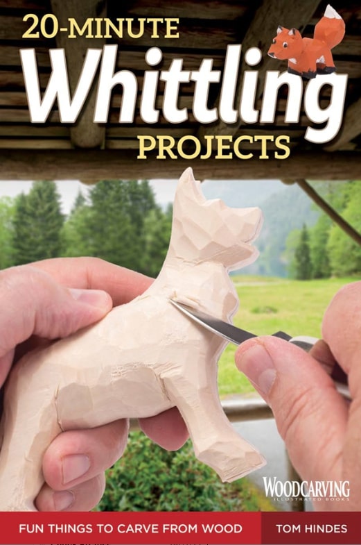 Come intagliare il legno - libro 20 minute whittling projects di Tom Hindes