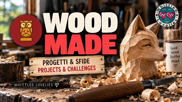 Whittled Lovelies Blog – Intaglio e mondo legno | Whittled Lovelies Copertina della playlist YouTube Wood Made di Whittled Lovelies.